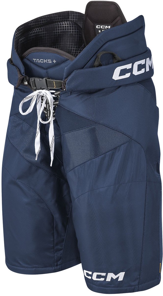 CCM Tacks+ IJshockeybroek - Senior - Maat XL - Navy - D3O Zero - ASD Constructie