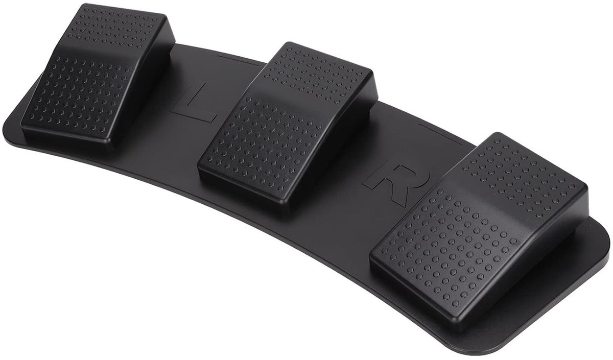 Ergonomische USB Triple Foot Switch Pedal voor Gaming en Multimedia Functies, Mechanische Schakelaars voor OS X en PC