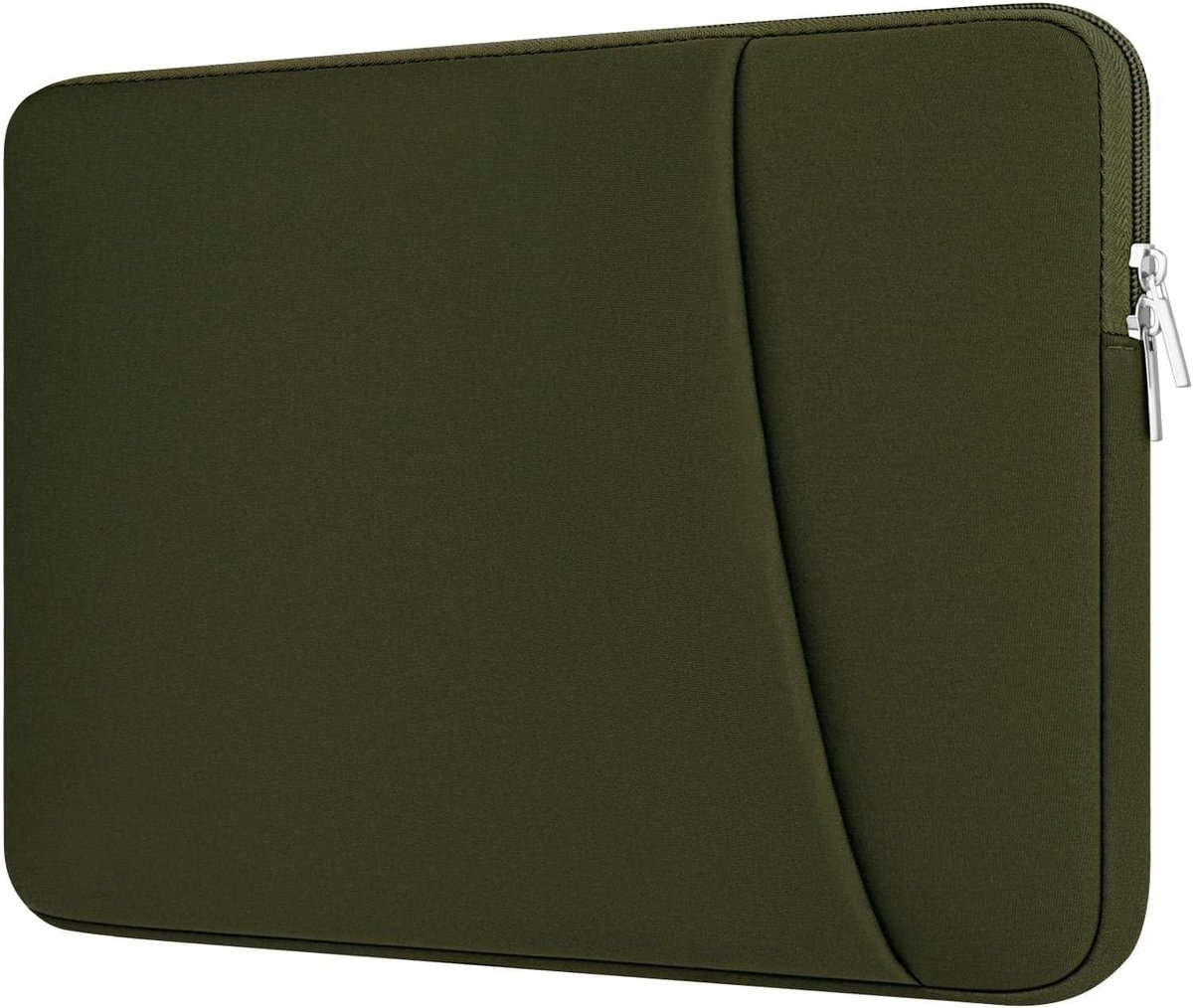Draagbare laptop sleeve voor 13-14 inch notebooks met schokbestendige padding en voorvak