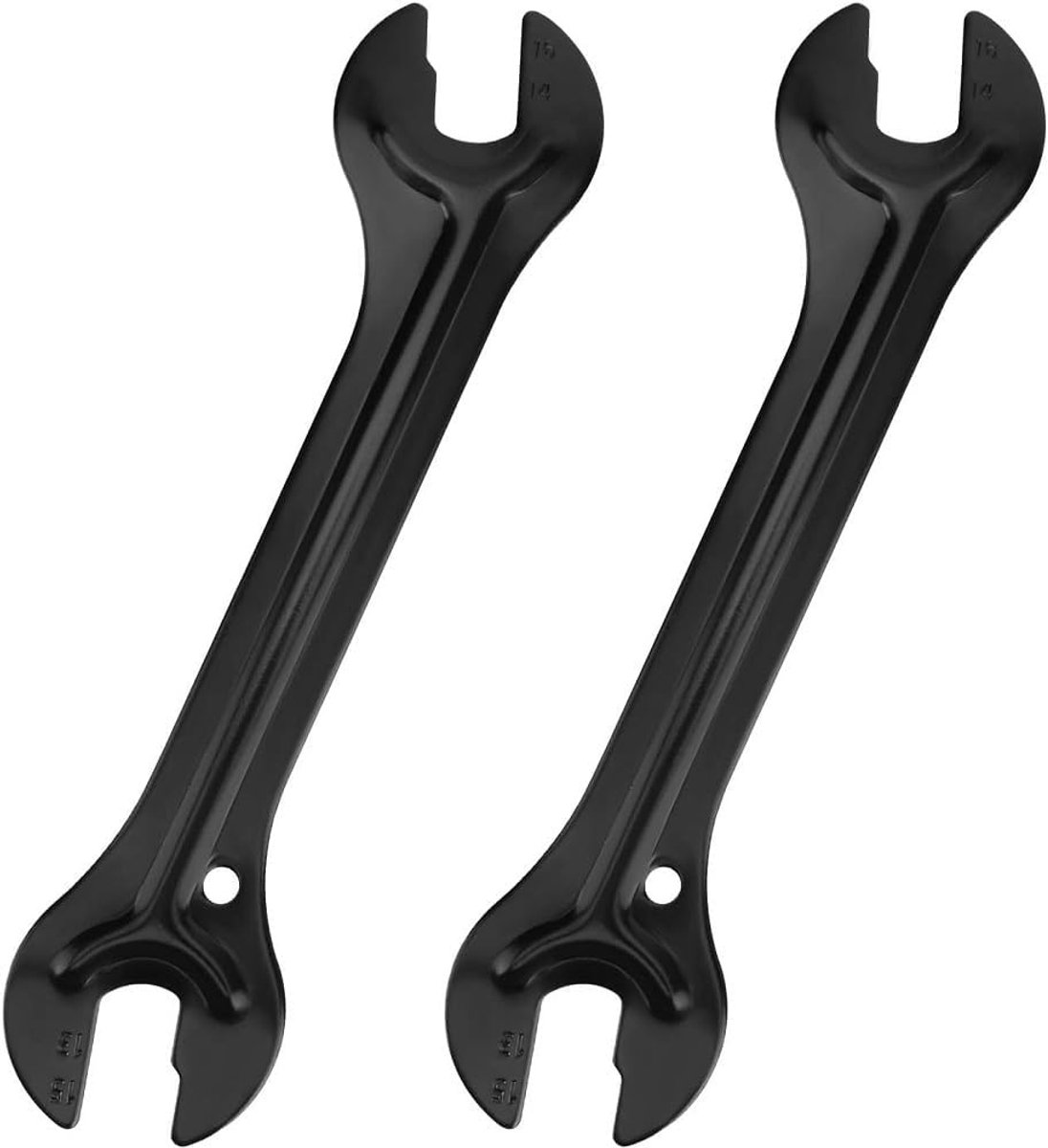 2 stuks naafsleutel, 13/14/15/16 mm conusleutel fiets naafsleutel kegel koolstofstaal moersleutel voor fiets naafreparatie