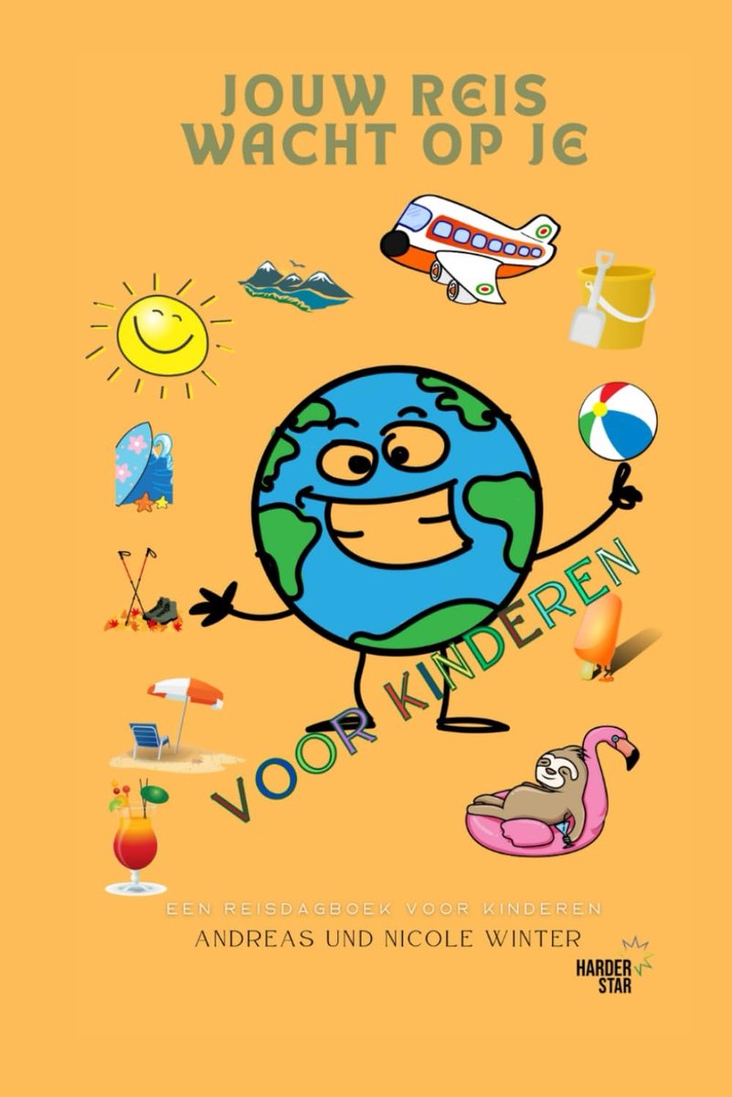 SnelShoppen - Jouw Reis Wacht op Je: Reisdagboek voor Kinderen, Creatief Schrijfgerei, A5 Formaat, Leuke Illustraties, Perfect voor Vakanties en Avont
