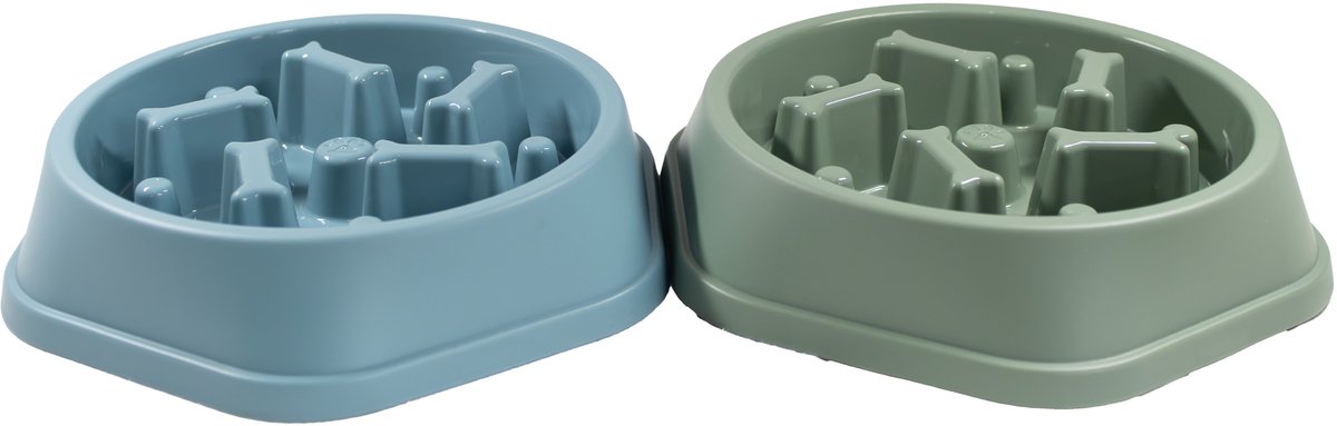 Snuffelfun Slowfeeder voerbak hond groen