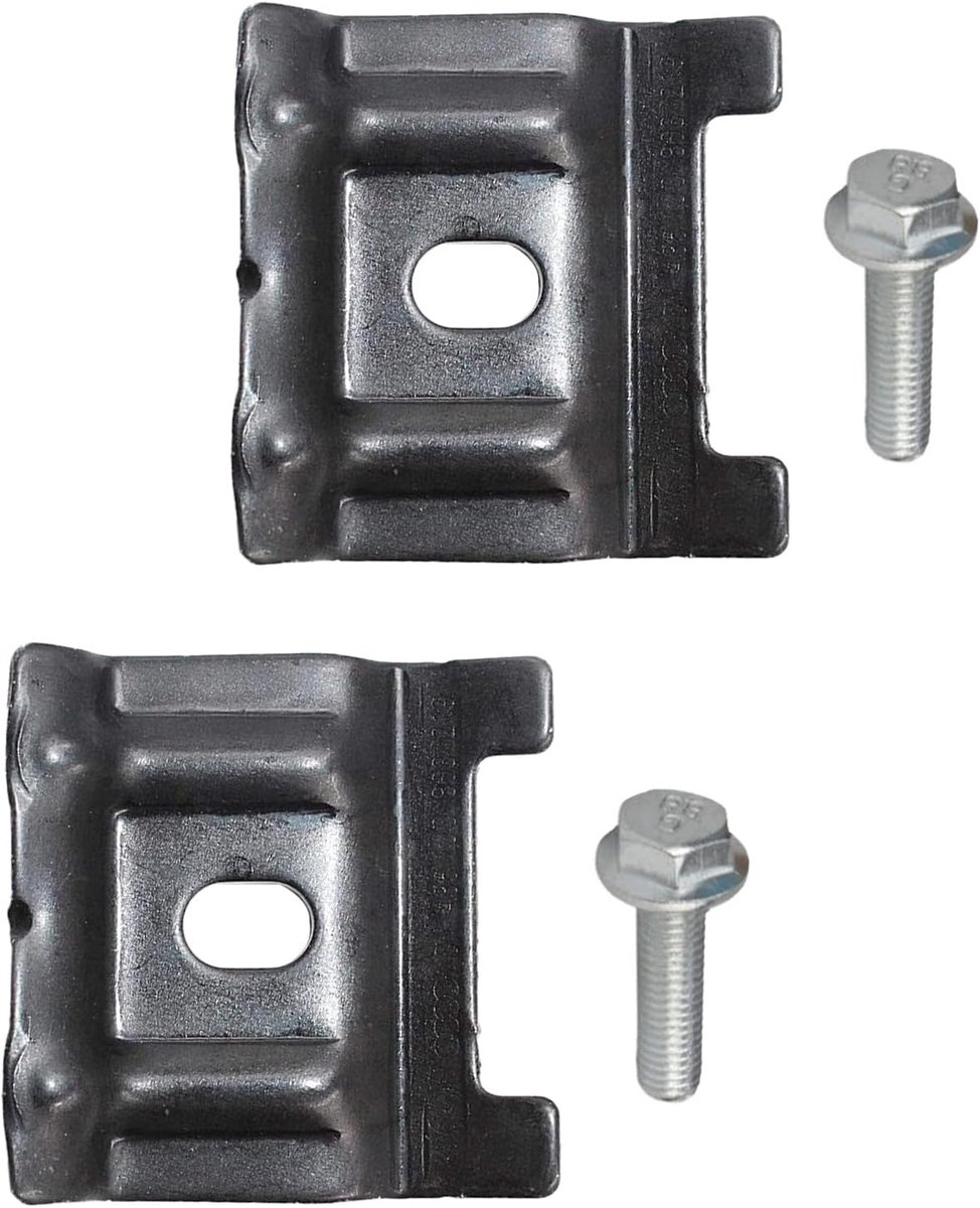 Compatibel met VW Golf MK4 MK5 A3 Q3 Passat B6 klemstrip batterijhouder met bouten 1J0803219 N10109210 (2 set)