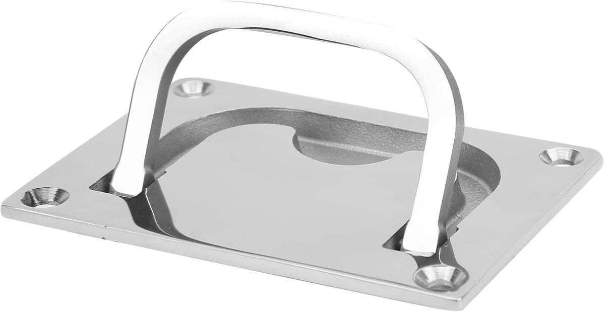 Pull Flush Lift, 316 RVS Flush Lifting Ring Vierkante Boot Dek Luiken Handvat Val Deurvergrendeling Voor Boot Huismeubilair