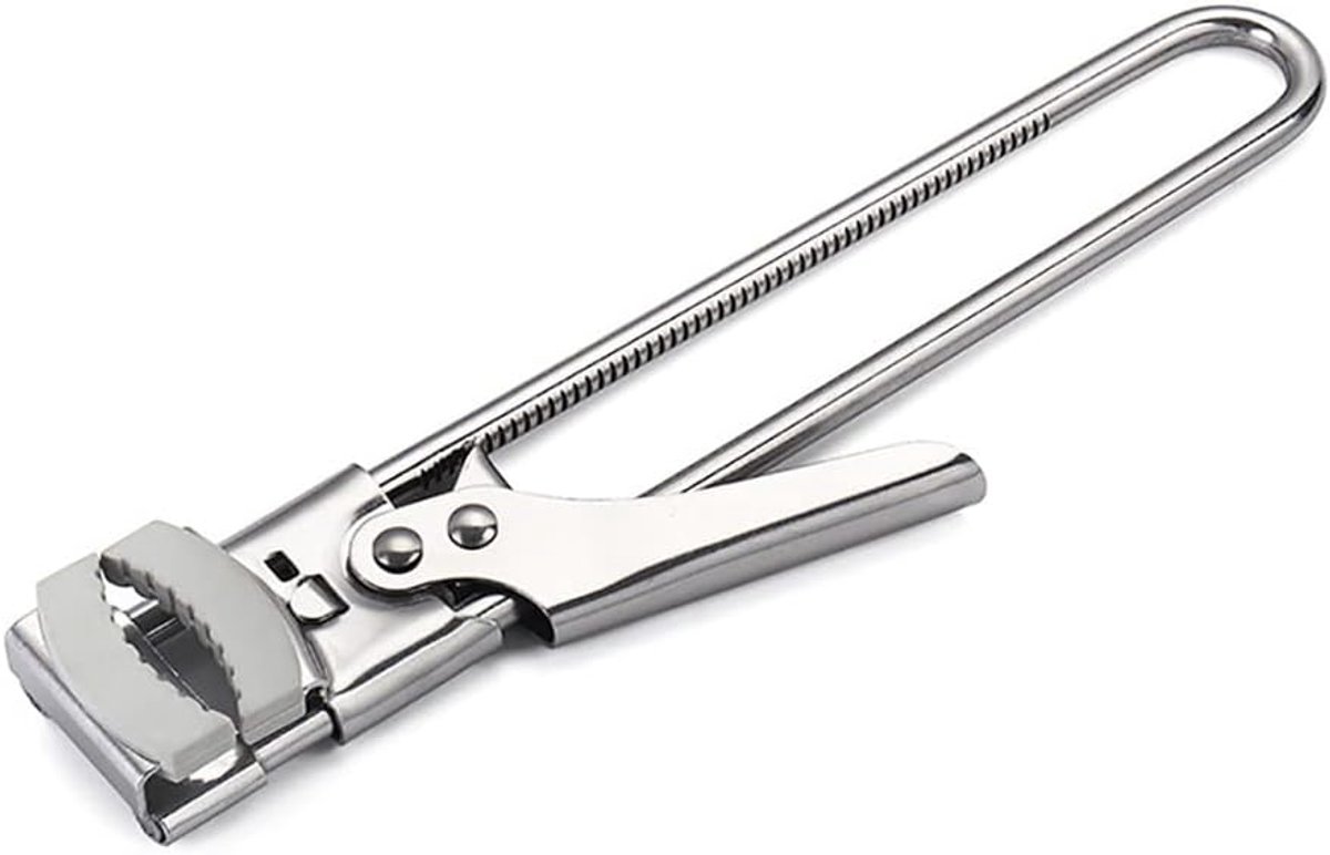 Blikopener, Verstelbare Potopener, Handmatige Flesopener, Geschikt voor 1-5,5 Inch, Keuken Gadget (19 x 3 cm)