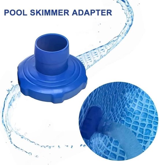 zwembadadapter voor Deluxe Surface Skimmer, wandhouder, adapter, bovengronds zwembad, wasmachine, reinigingsaccessoires — afbeelding 3