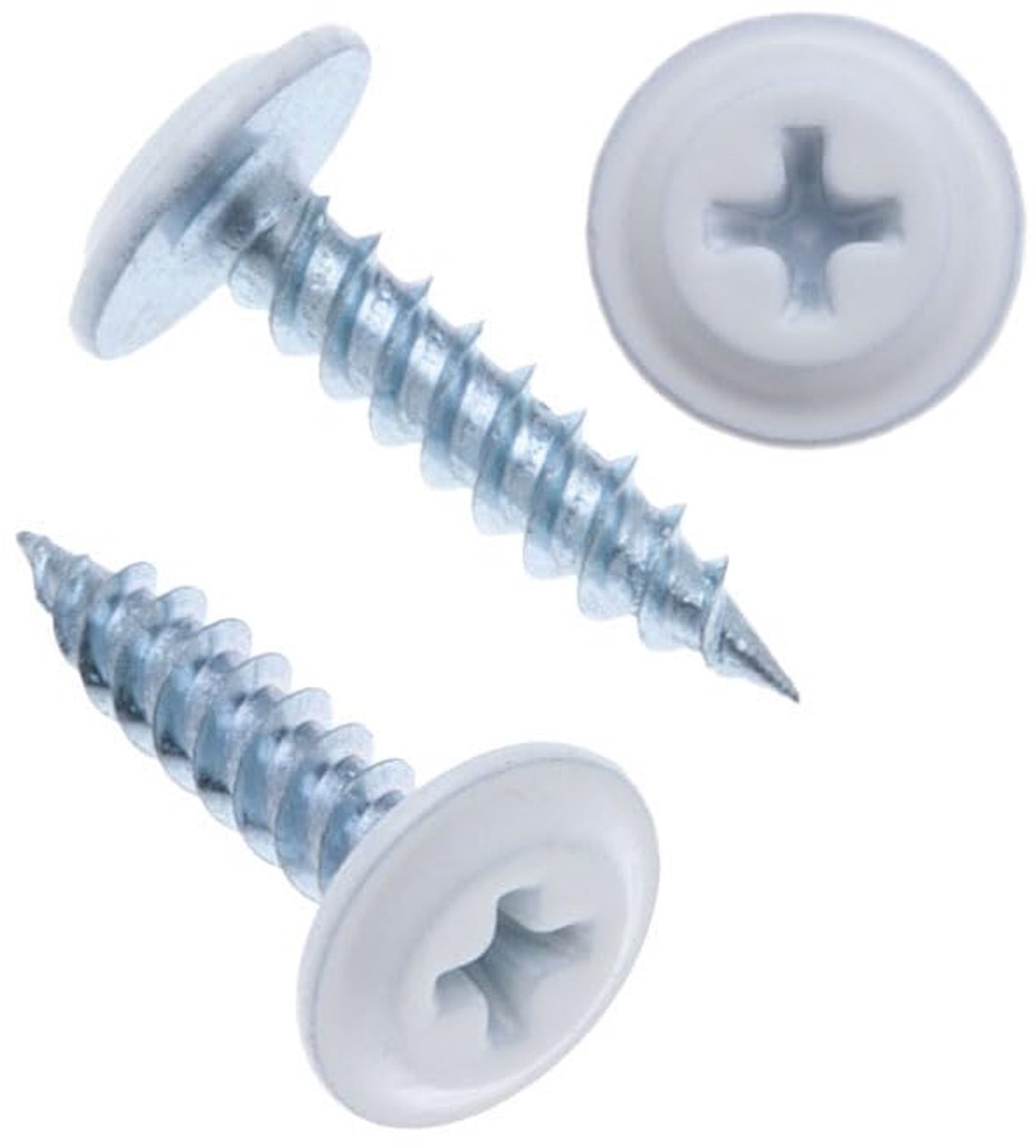 schroeven, 4,2 x 19 mm, M4.2, 250 stuks, voor hout, plaatwerk, fijne schroefdraad, scherpe punt, schijfkop, corrosiebestendig, gepoedercoat, verzinkt