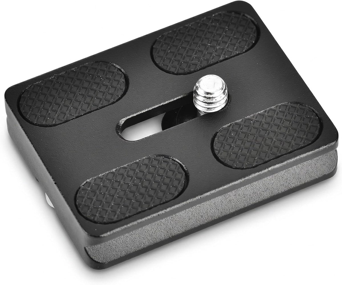 Snelwisselplaat met 1/4 inch schroefbevestiging 40/50/60/70/100 mm snelwisseladapter voor Arca voor Benro monopod statief kogelkop spiegelreflexcamera (PU50)