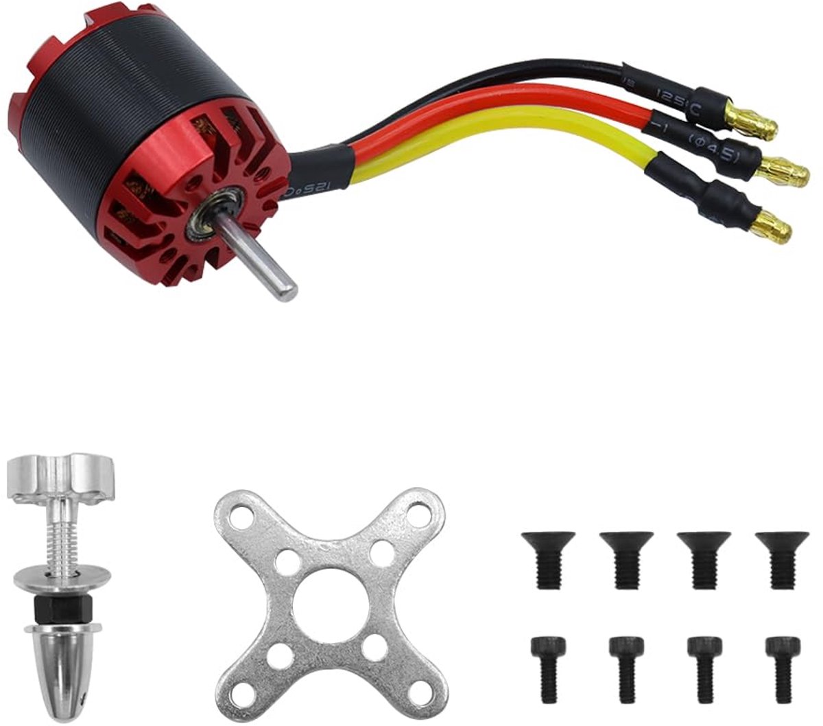 1000KV borstelloze Outrunner Motor voor A2212 4-assige vliegtuigen - Krachtige RC Motor Kit