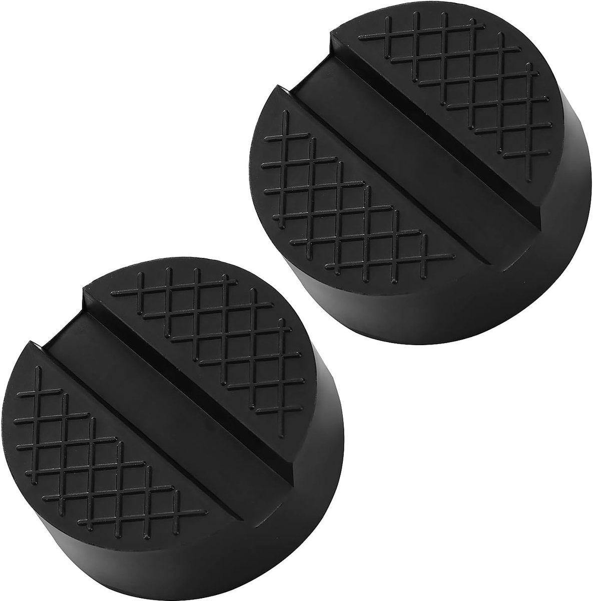 rubberen auto krikpads, 65 mm, sleuf, rubberen blokken, universeel