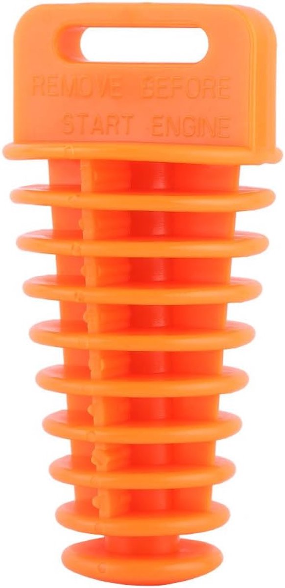 Uitlaat Uitlaat Wasplug Motorfiets Dirt Bike ATV Quad 2 4 Takt Uitlaat Pijp Uitlaatdemper Bung Wassen plug(Oranje)