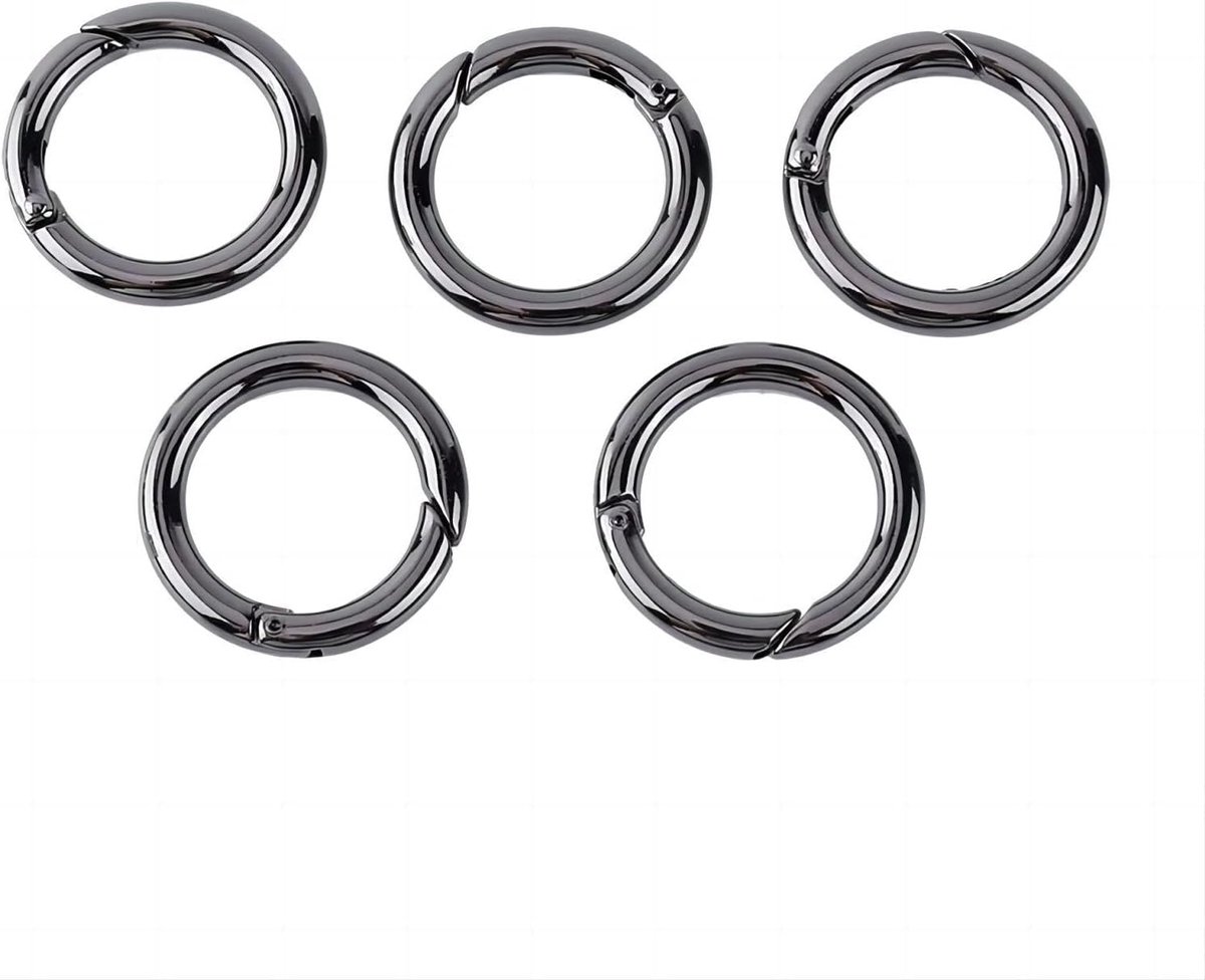 Snap Haak, 5 Stks Zinklegering Ronde Karabijnhaak Lente Snap Clips Haak Trigger Lente Sleutelhanger Gesp Klimmen
