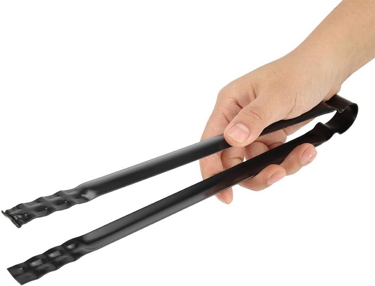 Metalen BBQ Cliptang Klem voor Vuilnis Houtskool Serveergereedschap Grillbrikett, Haardtang, Houtskooltang BBQ, Kolentang, Steenkooltanden, Tang voor Vuilnis