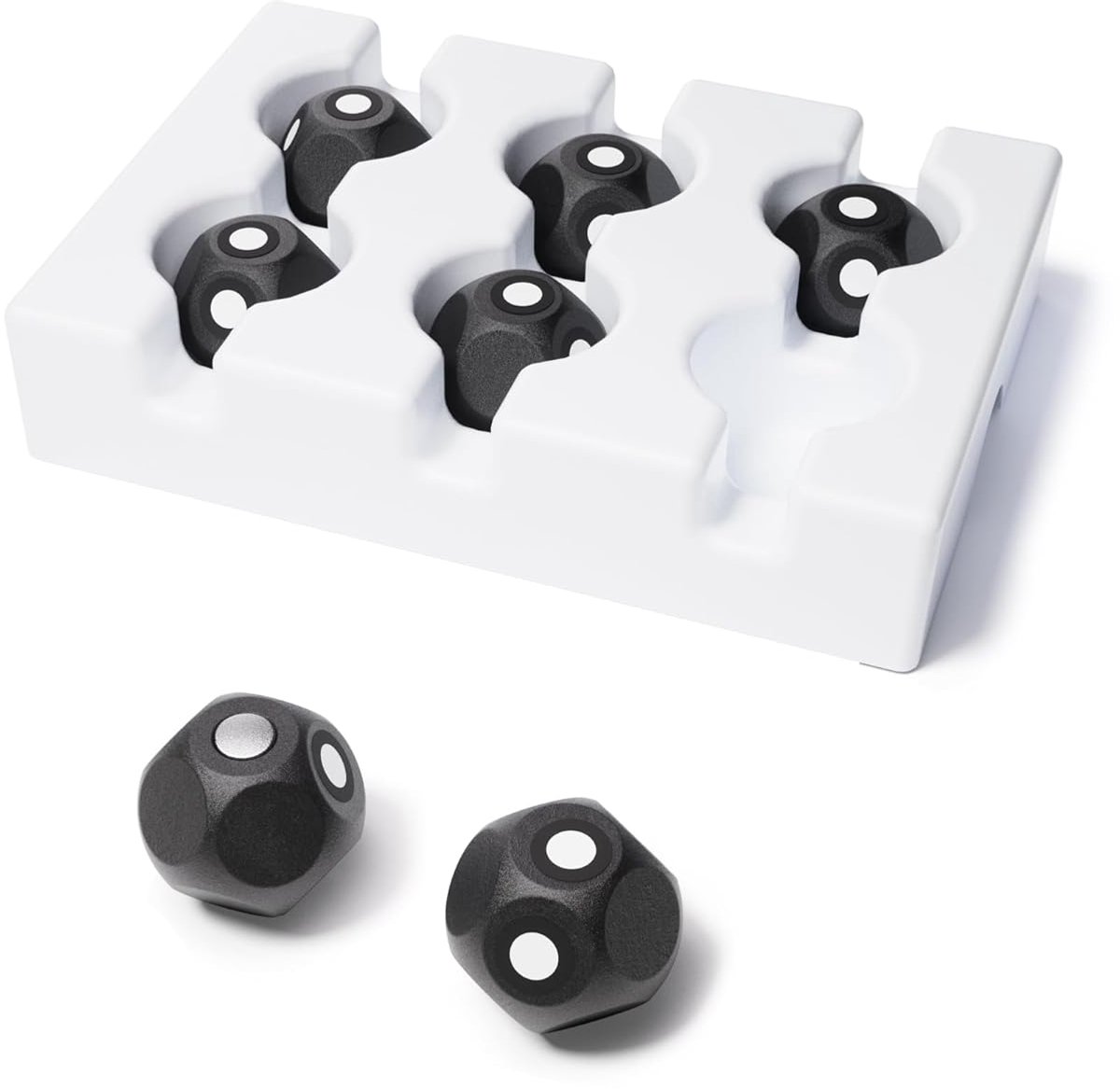 6 Pieces 3D Magnetic Ball Marker Kit for 3D Scanning, 3D Scanning Markers for 3D Scanners, 3D Tracking Dots for Preventing Tracking Loss and Enhance Accuracy, 3D Reference Point Marker