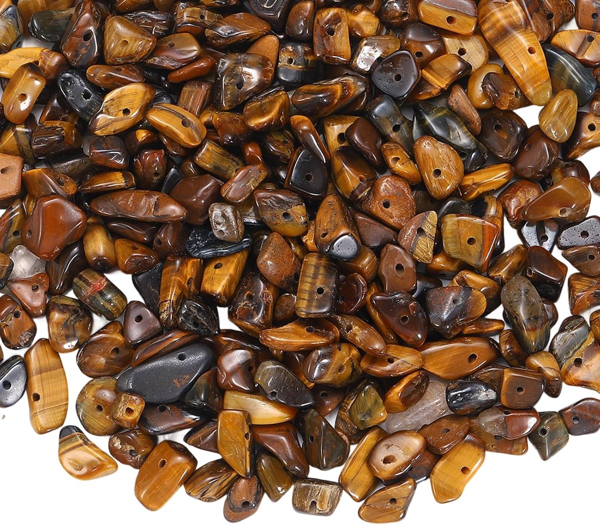 300 Stuks Onregelmatige Chips Steen Natuurlijke Edelsteen Kralen Natuurlijke Edelsteen Kralen Met Een Gat Voor Doe-het-zelf Ambachtelijke Oorbellen Armbanden Halskettingen,Maken