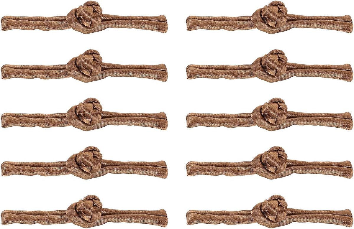 Chinees Knoopsluiting, 10 paar naaiknopen sluitingen voor doe-het-zelf Cheongsam Tang pak, cape, mantels, bruidskostuums, outfit (koffie), koffie, 95 x 13mm