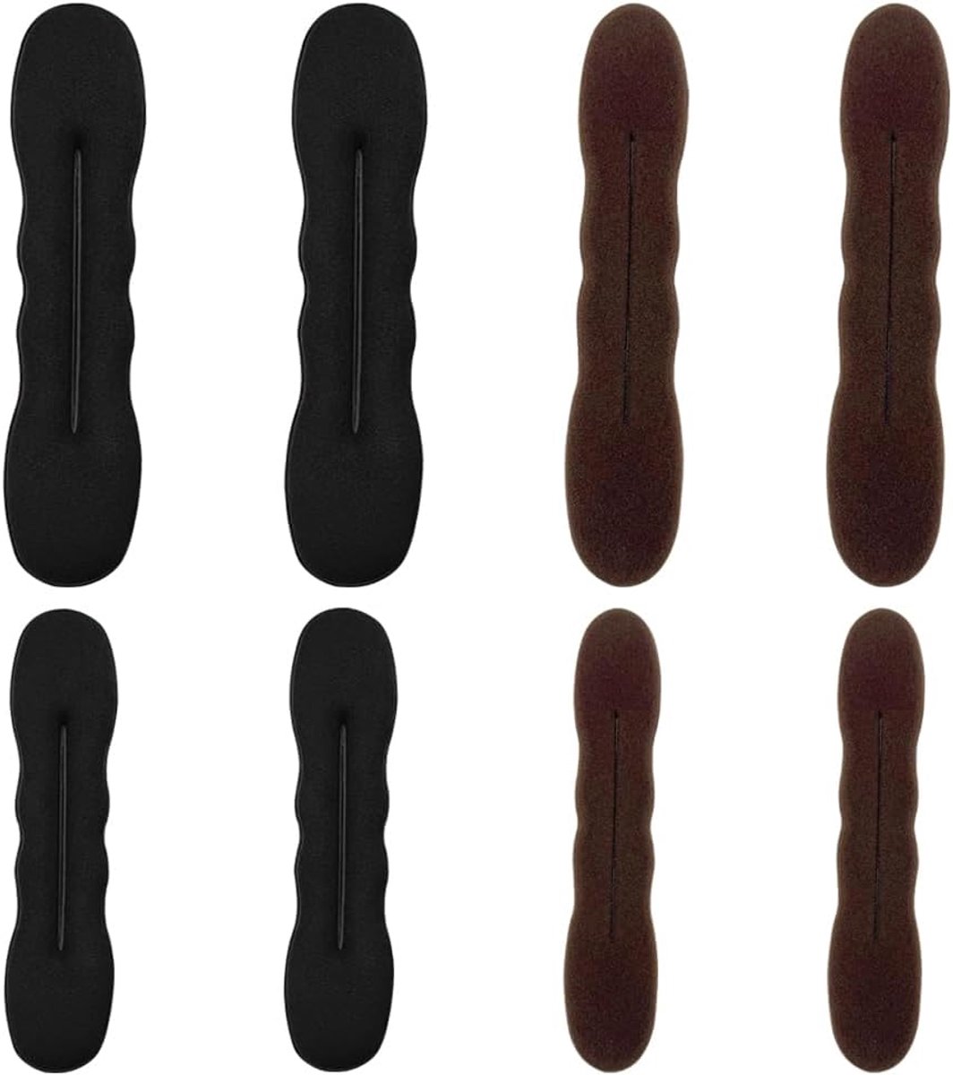 8 Stks Haar Bun Maker Spons Twist Haar Styling Accessoires Spons Lui Krultang Gemakkelijk Perfect Bun Tool Coiffure Shaper Accessoires Voor Vrouwen Meisjes Haar Updo Moulding Twister