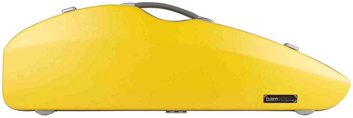 BAM BONB2004XLJW Bonbon vioolkoffer 4/4 wit met gele top