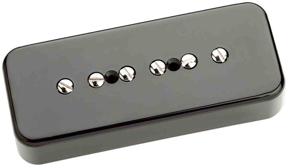 Gotoh GPU-OLD-1B Classic P90 Single Coil Pickup - soapbar style, Alnico 5 staafmagneten, hals or brug