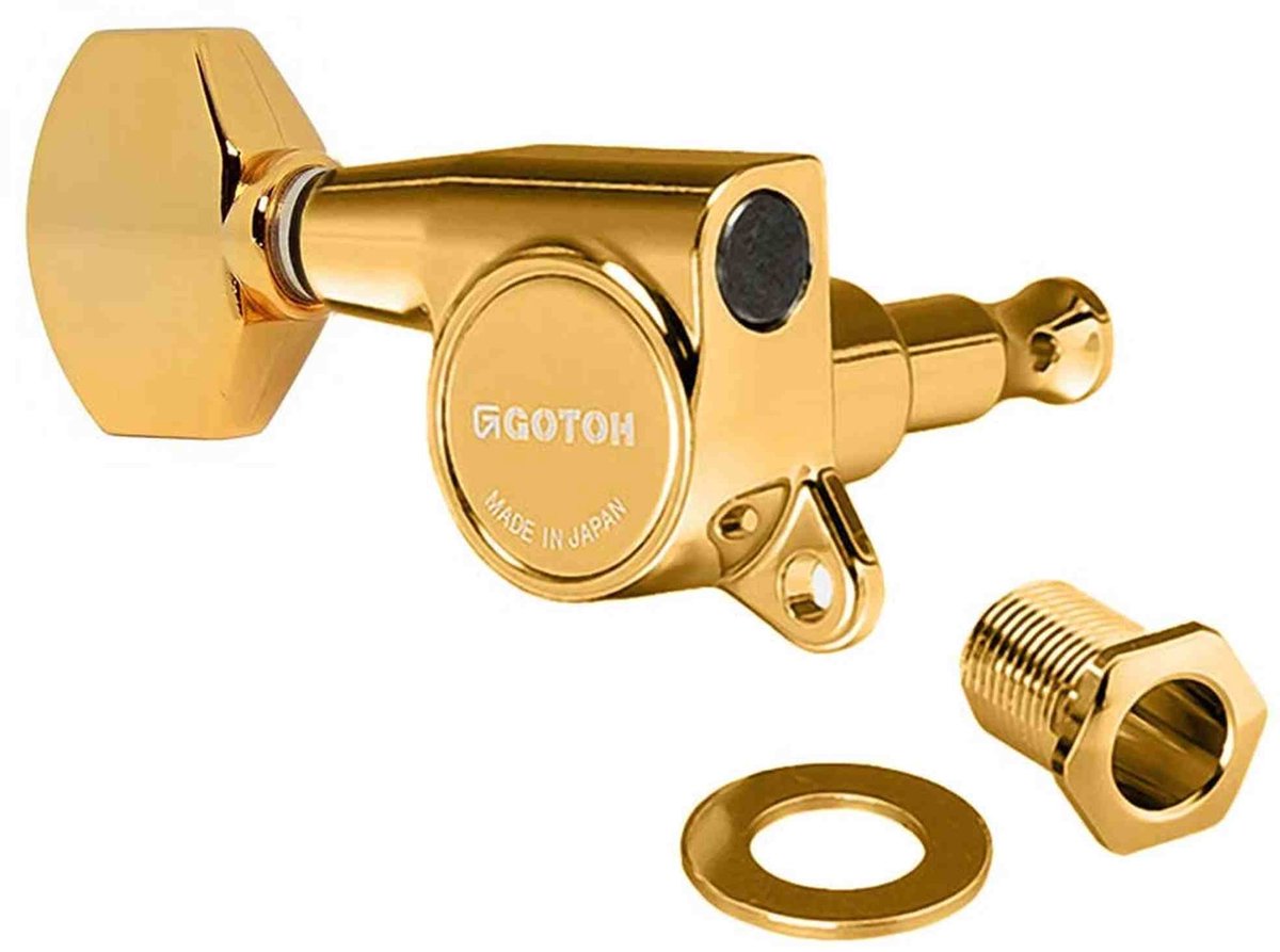 Gotoh GTH13845 SG381 stemmechanieken met 07 knoppen, 6R, goud