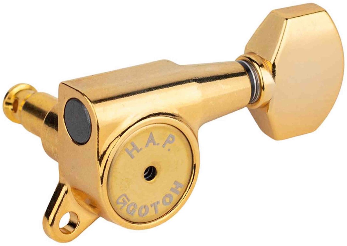 Gotoh GTH13898 SG381 stemmechanieken met HAP and 07 knoppen, 6L, goud