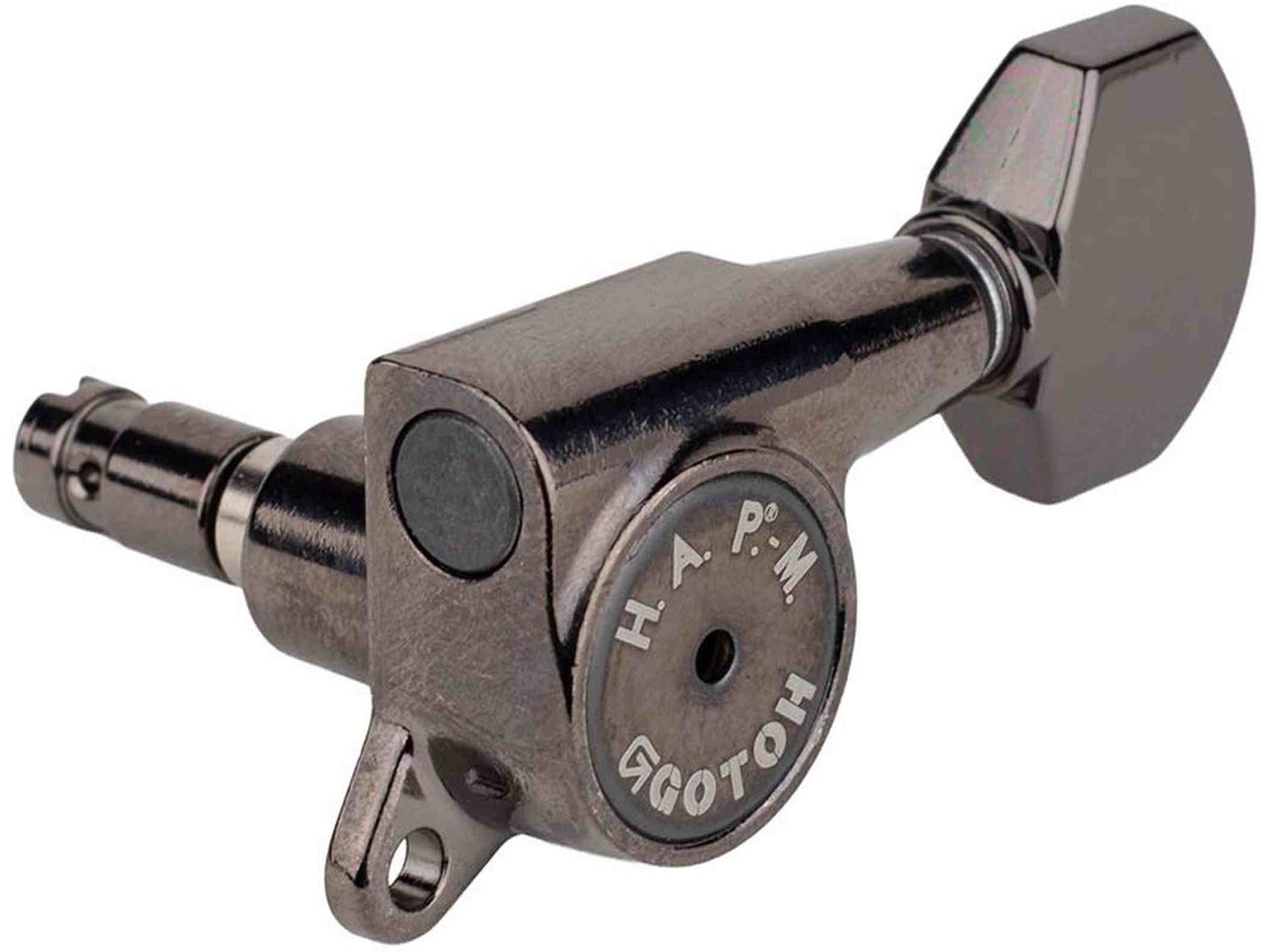 Gotoh GTH13929 SG381 stemmechanieken met HAPM and 07 knoppen, 6L, cosmo zwart