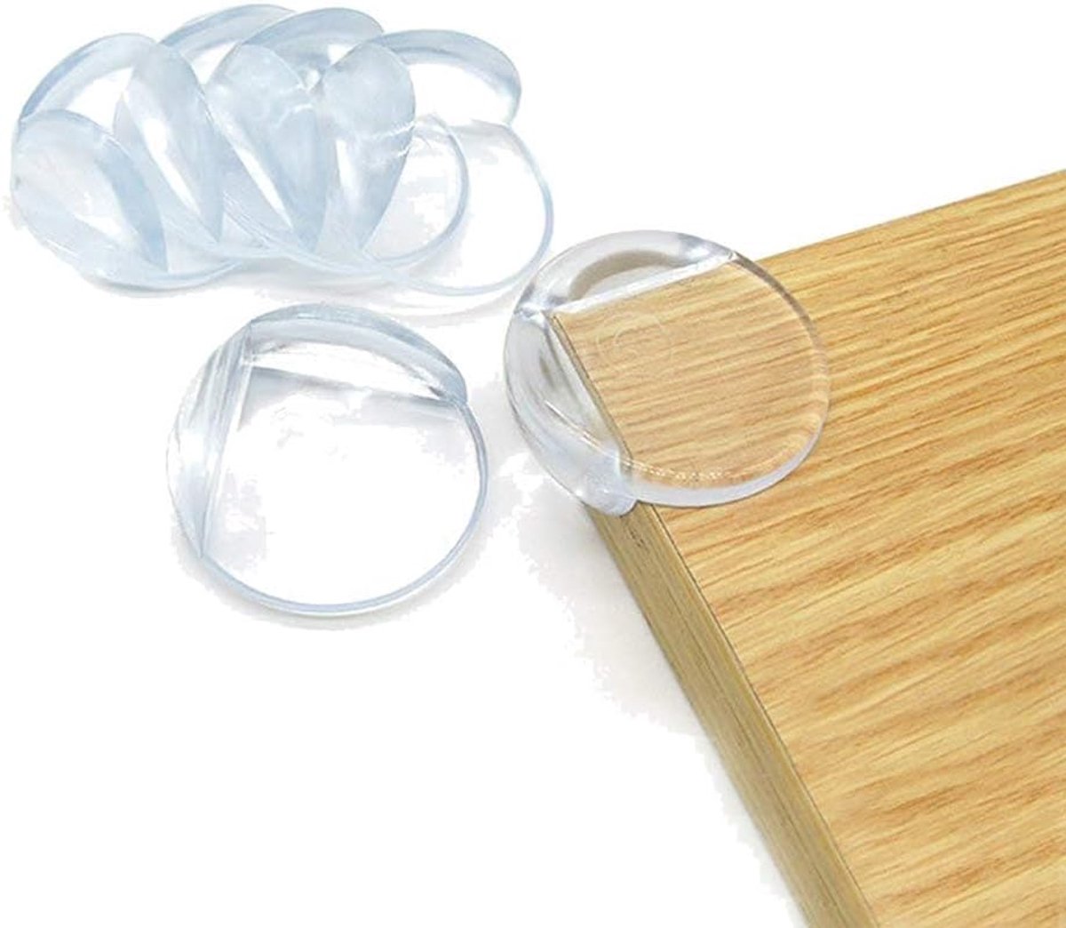 Hoekbescherming en randbescherming voor baby's en kinderen, tafel- en meubelhoeken, tafelhoekbescherming en schokbescherming voor babybeveiliging en kinderbeveiliging, transparante hoekbescherming (24