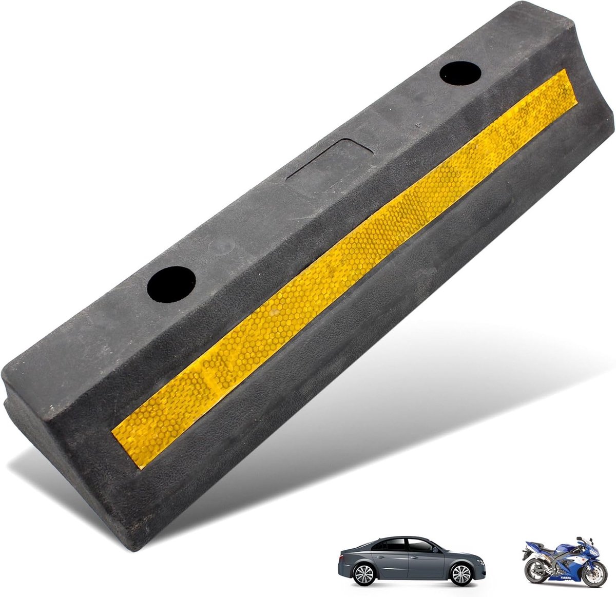 - Parkeerstopper – antislip wielwig voor garage en parkeerhulp – robuuste wielstopper 50 x 15 x 10 cm