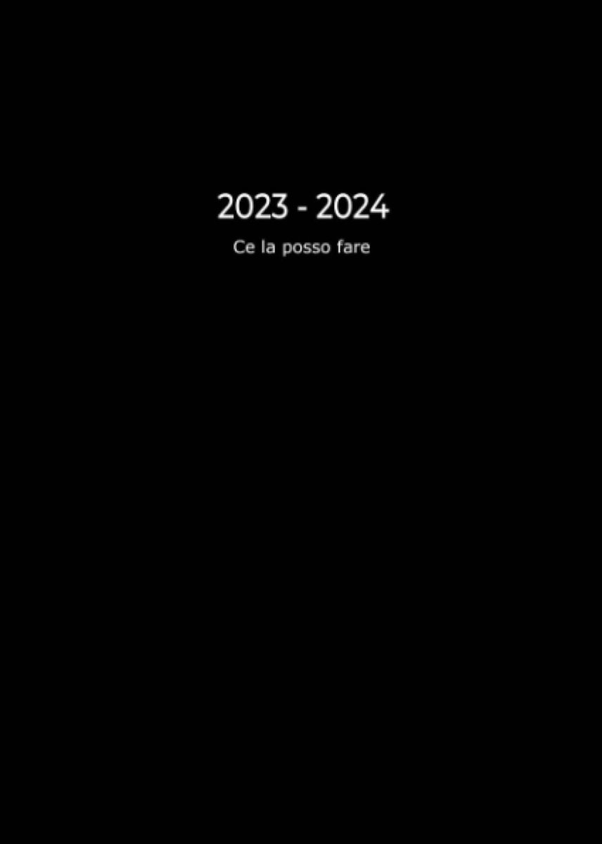 Agenda 2023 2024 - Settimanale 15x21cm - Zwart - Perfect voor een georganiseerde planning - ShopVlot