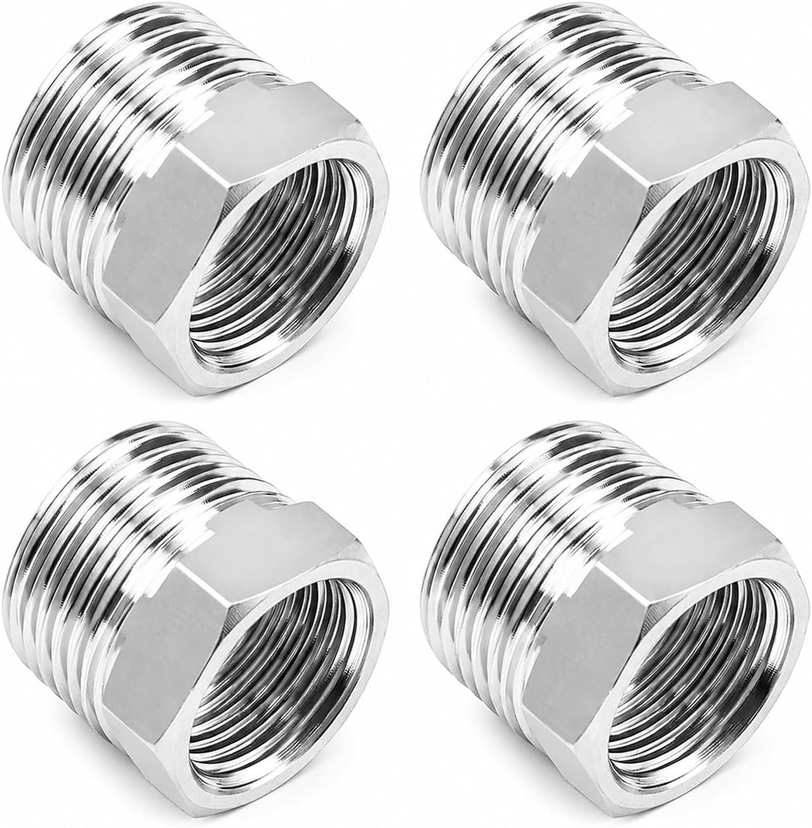 Verloopstuk 1/2 naar 1/4 inch (3/8 naar 1/4 inch)