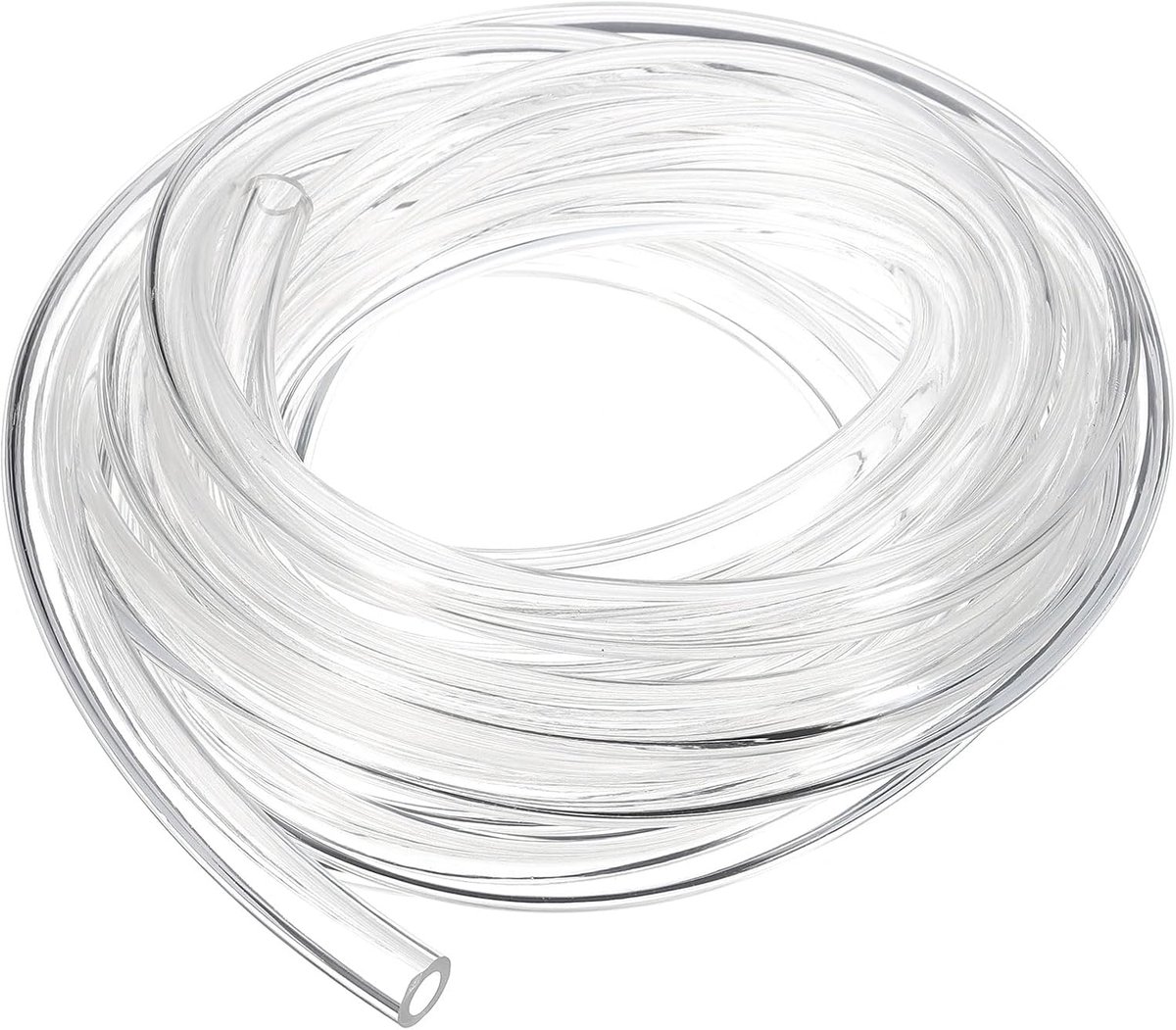 Pvc-slang, 6 mm ID x 10 mm OD - 3 voet lang, heldere vinyl waterbuis, lichte flexibele kunststof waterbuis voor aquaponica, luchtslang, irrigatie
