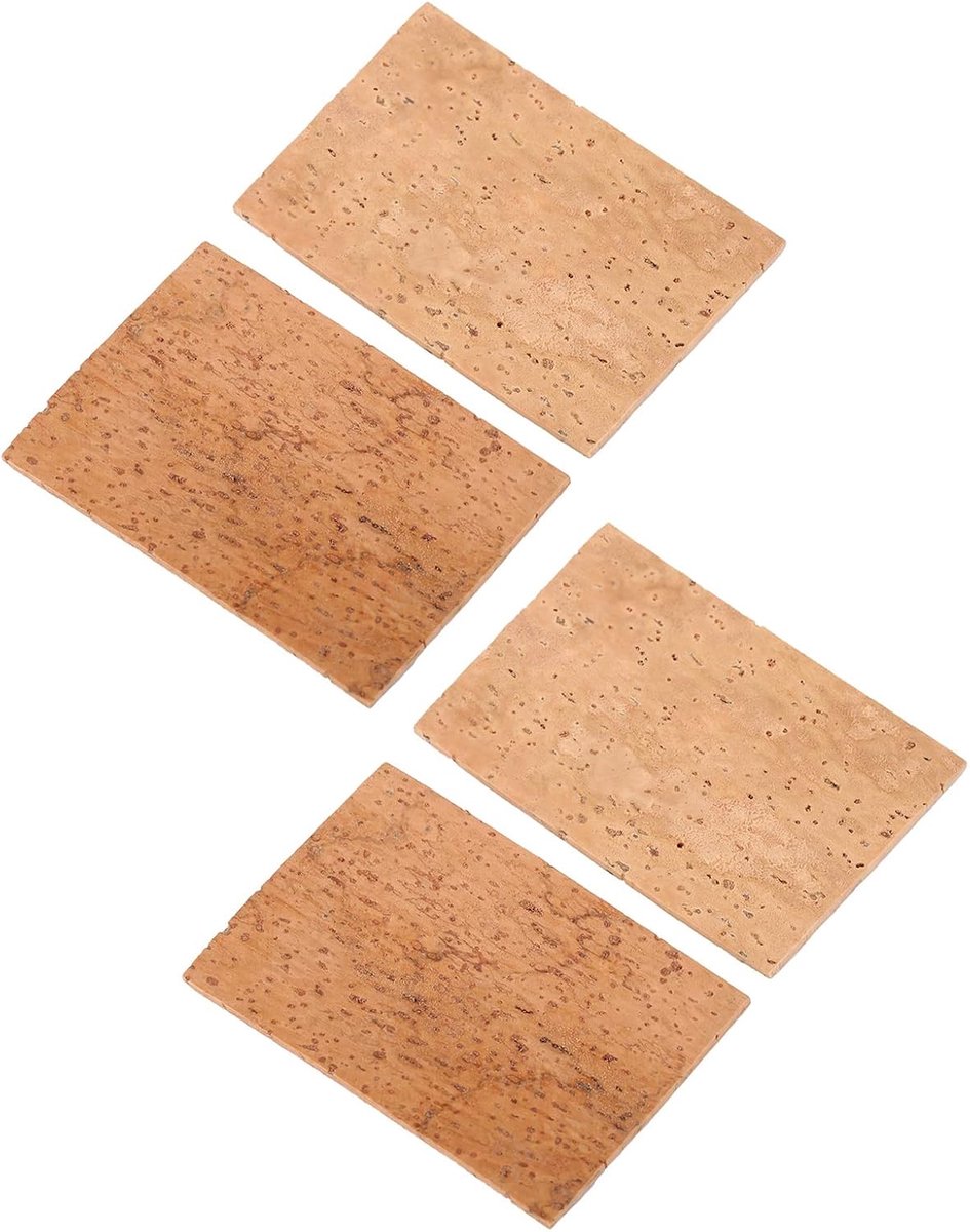 Saxofoon nekgewricht kurkbladen voor saxofooninstrument ideaal voor het vervangen van oude kurken 10 stuks per pak ongeveer 60 40 2 mm