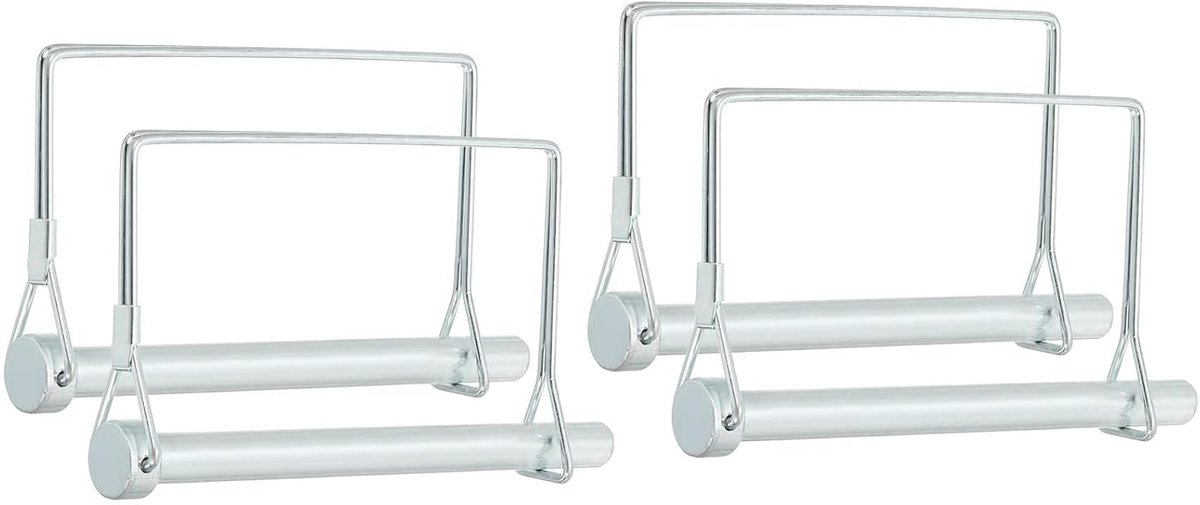 Koppelingsbouten voor aanhangers, 2/5 x 3 – 15/16 inch, 4 stuks vierkante draadsvergrendeling, pennen, vergrendeling, asbouten, koppeling, stopcontact, Vigoria-veiligheid voor