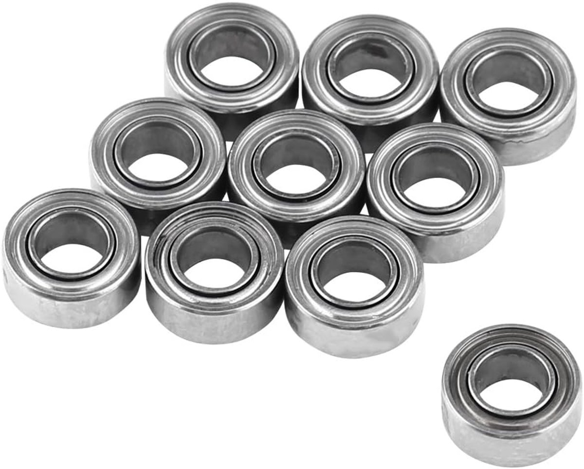Miniatuur · 10 stuks MR63ZZ Dubbel afgeschermd miniatuur kogellager 3x6x2,5mm voor 3D-printer, modelbouw