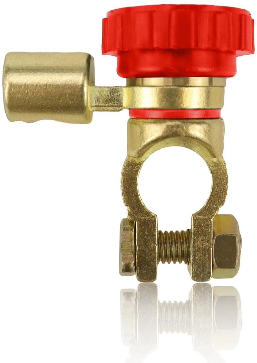 Disconnect Schakelaar Circuit 12v 15,5-17 mm Zinklegering Snijden Auto Hoofd (rood)