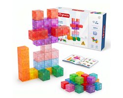 Magnetische Blokken 32 stuks - Magneten Speelgoed - Montessori Bouwstenen - Transparant