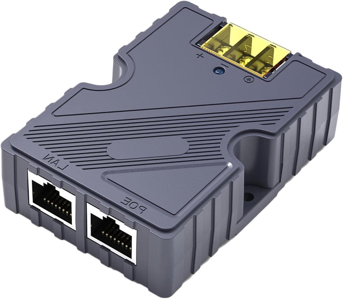 PoE Injector - Stroom Injector - Netwerk Stabiliseren - Gigabit Overspanningsbescherming - 150W - Zwart