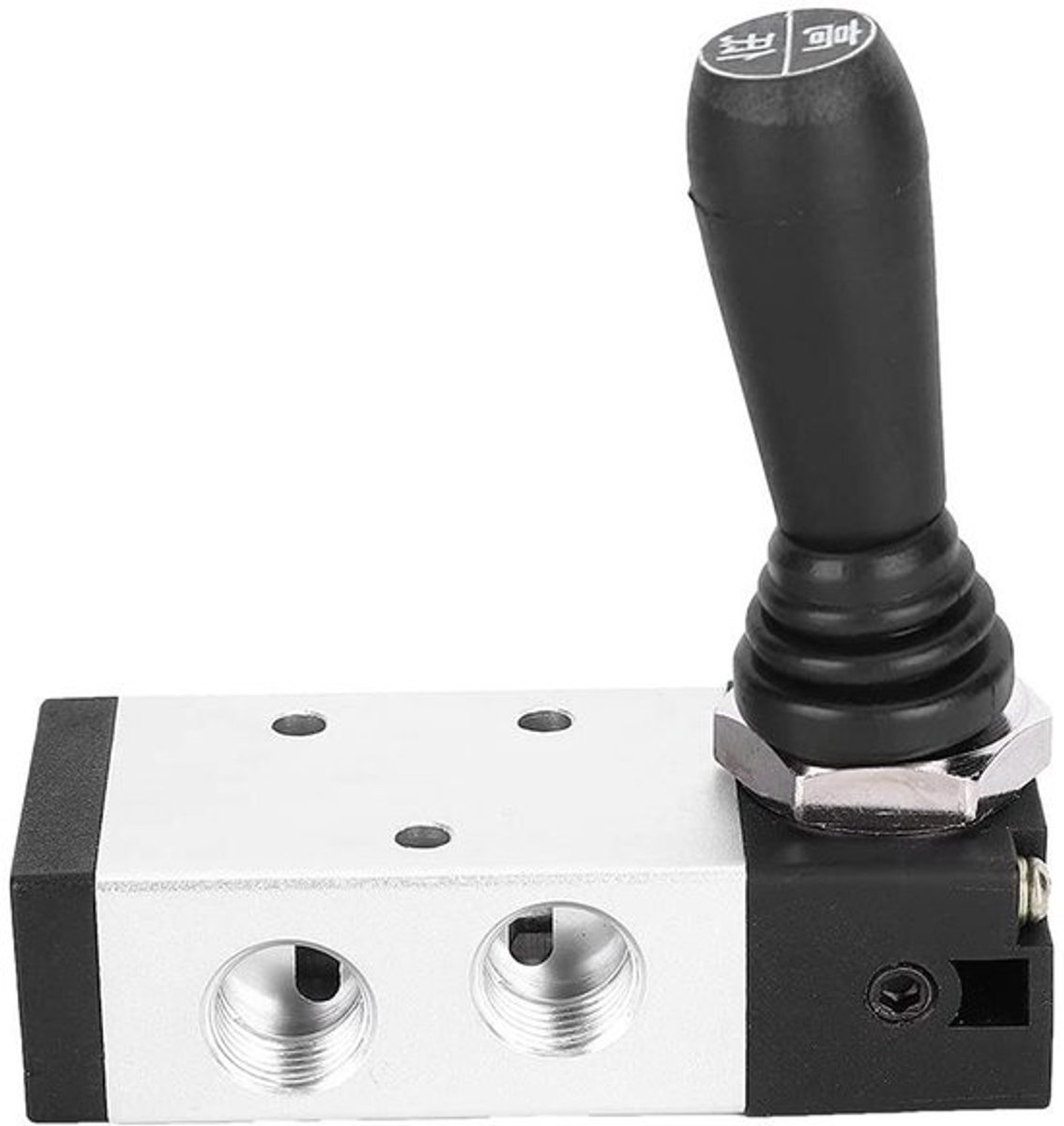 Pneumatische magneetklep met handmatige bediening, 5-weg 2-standen, G1/8 inch en G1/4 inch, aluminiumlegering