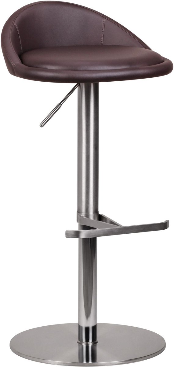 Barkruk bruin draaibaar verstelbaar 90 cm