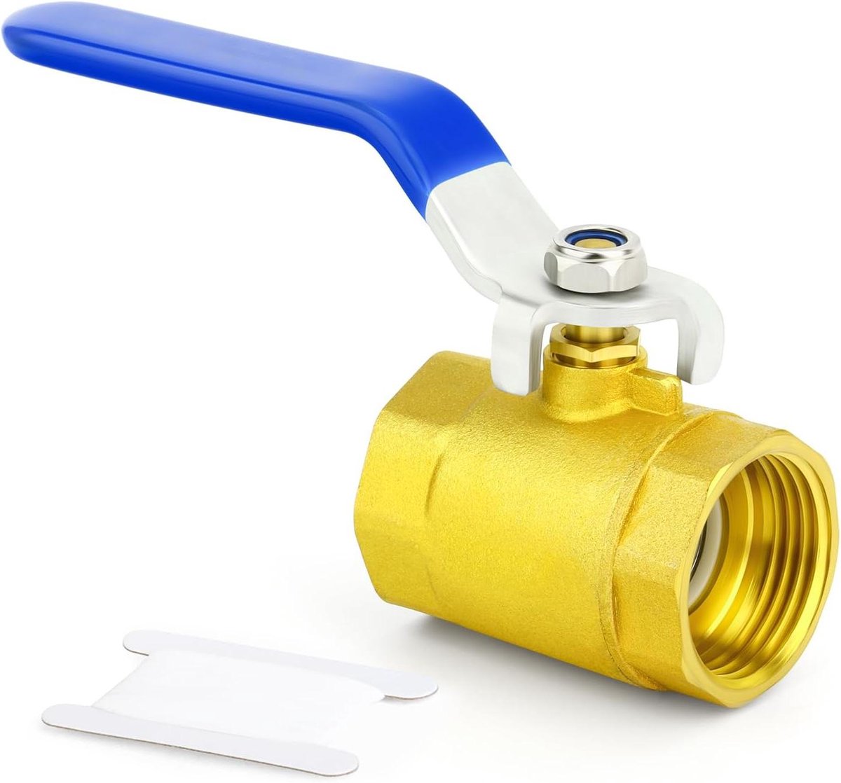 Messing Kogelkraan - Afsluitkraan Leiding - Leidingwater Afsluiten - Volledige Doorlaat - 1-1/4" BSP - Messing