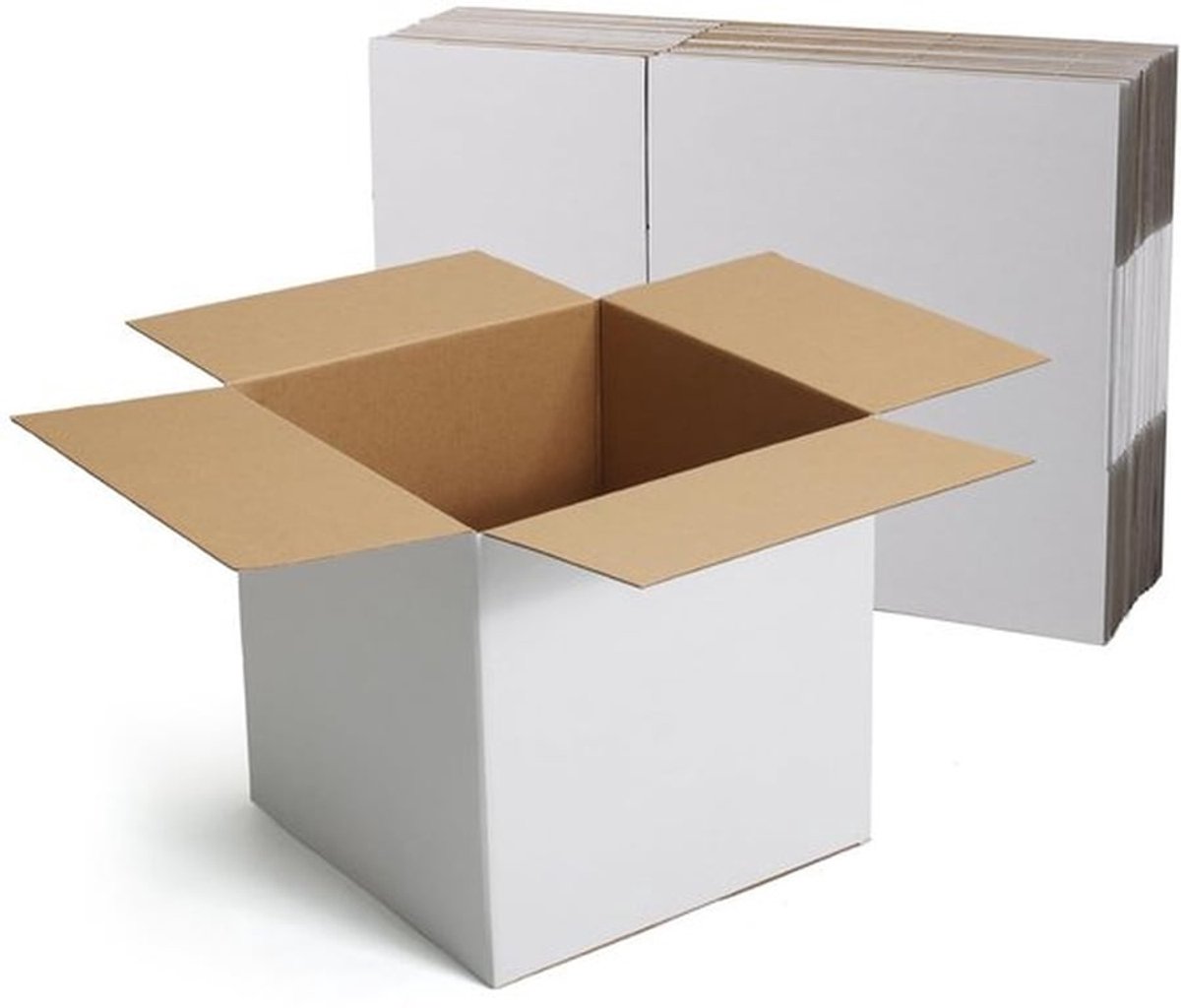 Kartonnen Doos 25,4 x 25,4 x 25,4 cm - 15 Kleine Verzenddozen - Stevig ECT-32 Golfkarton - Ideaal voor Verpakking - Multifunctioneel Gebruik