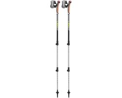Traveller Alu Wandelstokken Black/Silver-Gray/Neon-Yellow