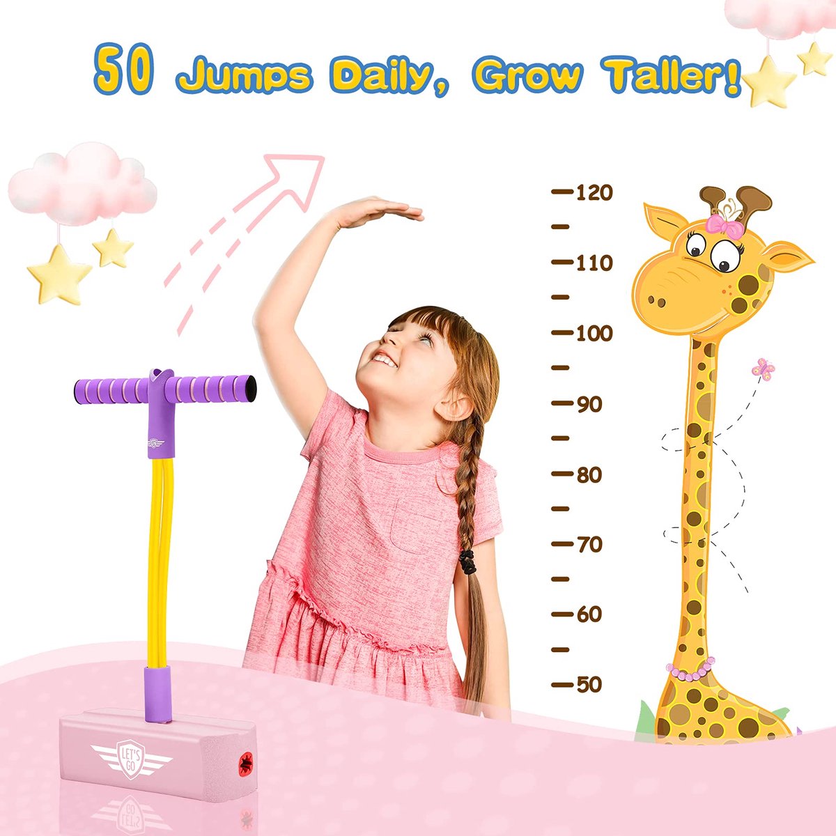 SnelShoppen - Springbal voor Buiten Spelletjes - Outdoor Speelgoed voor Kinderen 3-12 Jaar - Tuinspeelgoed voor Meisjes - Perfect Cadeau voor Feesten