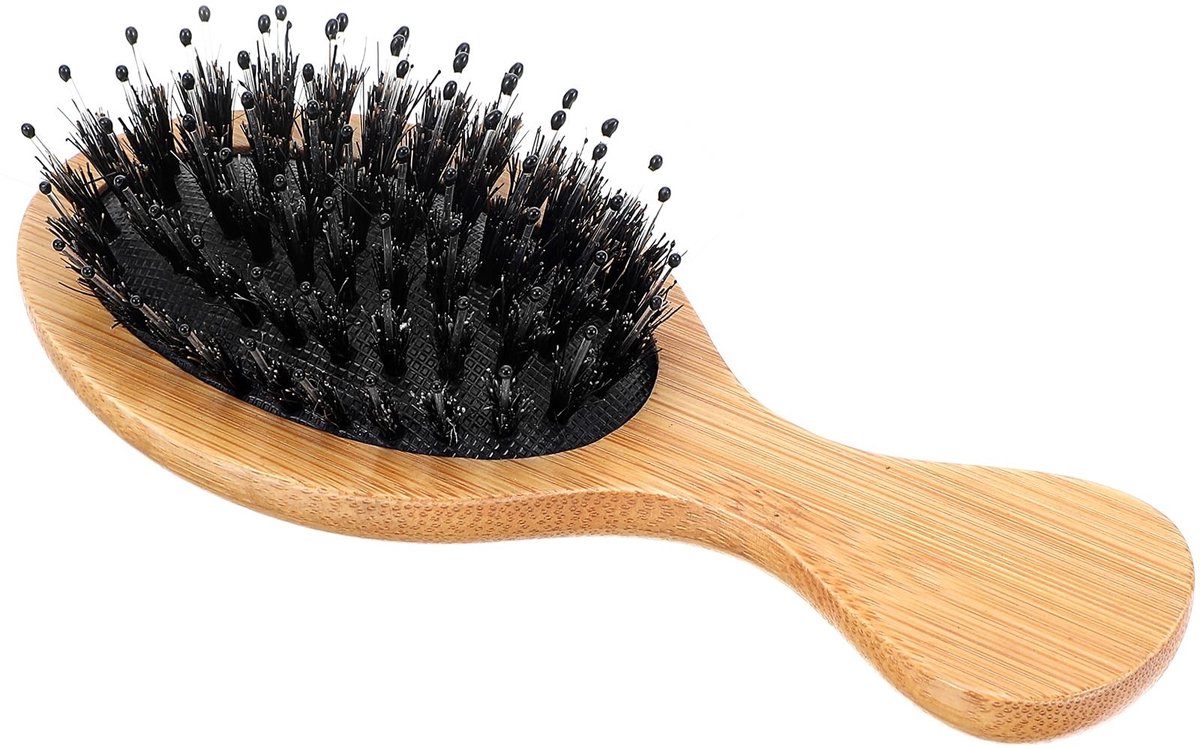 Dailygoods - Bamboo Haarborstel met Everzwijnharen - Natuurlijke Glans en Zorg