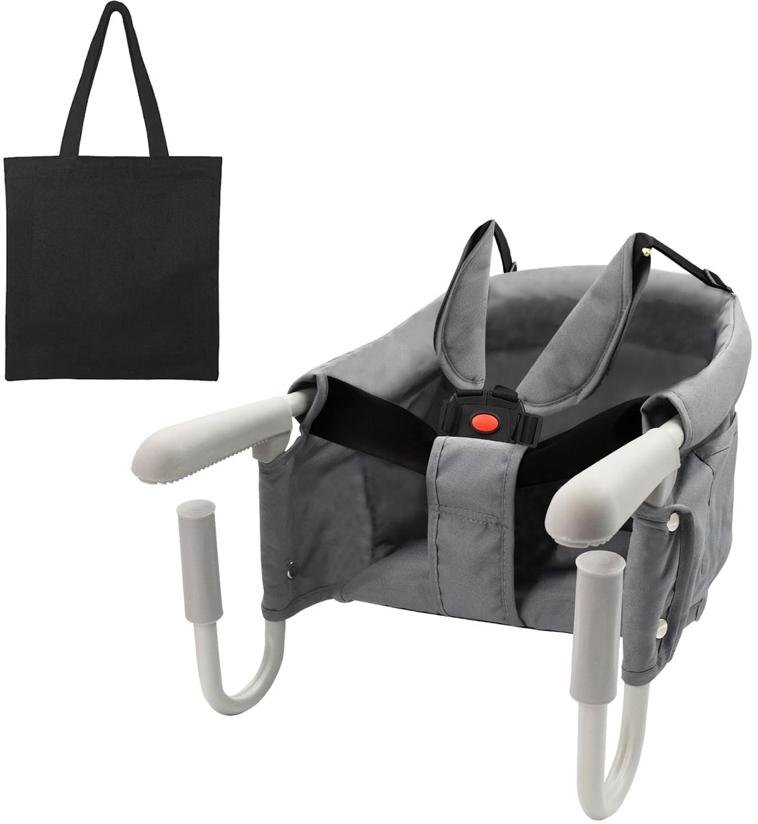 Dailygoods - Vouwbare Babystoel met Veiligheidsriem, Perfect voor Thuis en Op Reis