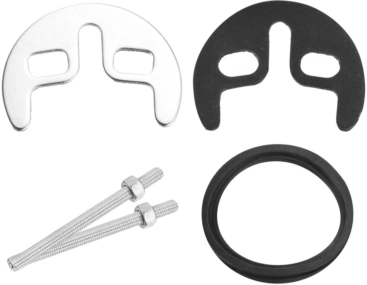 Dailygoods - Faucet Montage Beugel Set - Dubbel Gat Kraan Accessoires met Schroefverlenging