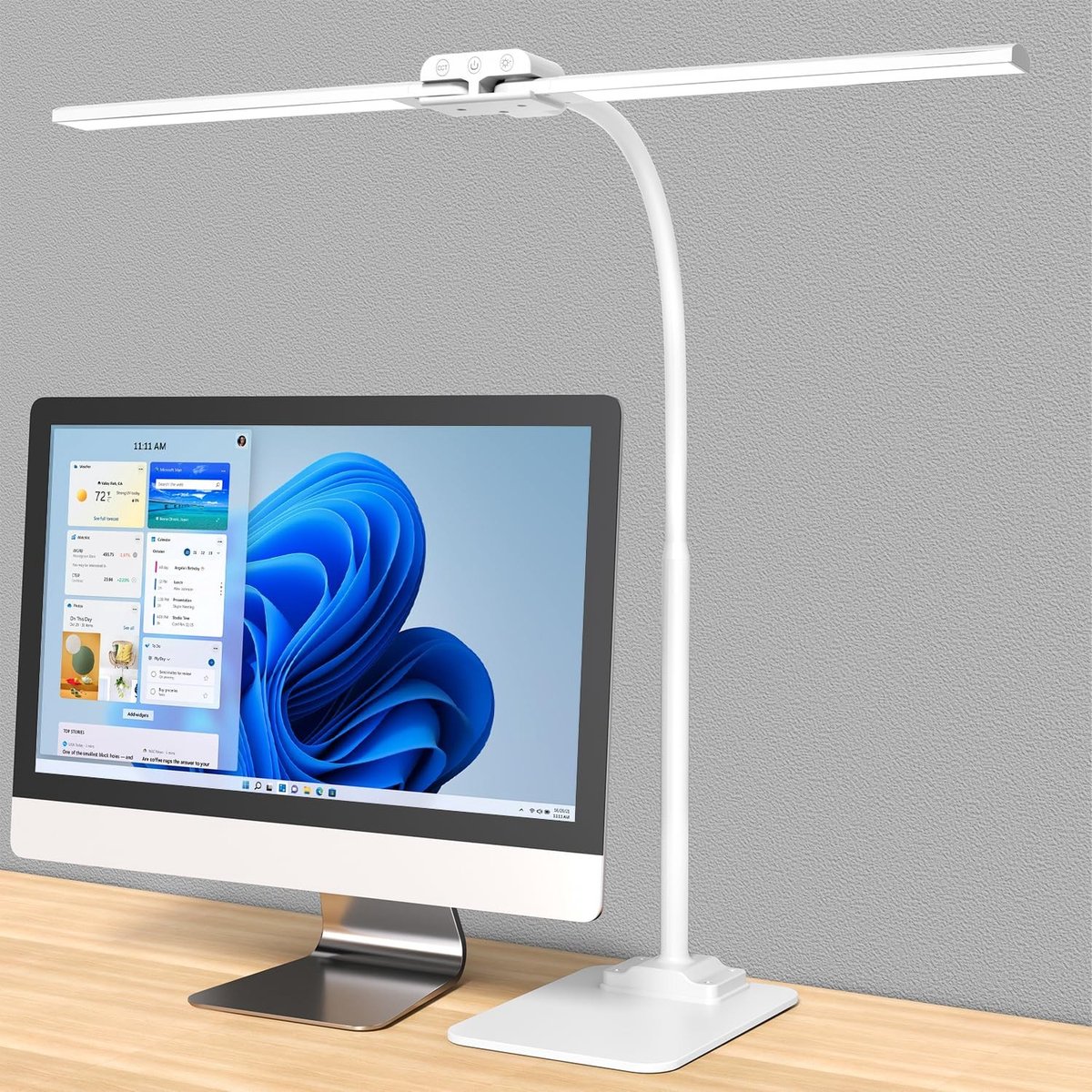 Dailygoods - Bureau Lamp met Flexibele Gooseneck - Dimbaar