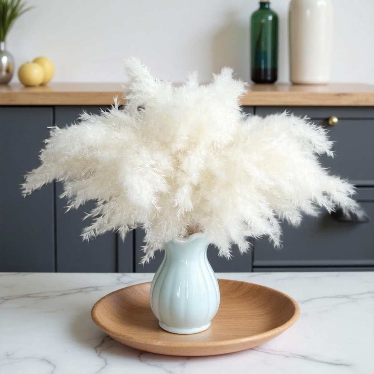 Dailygoods - Gedroogde Pampasdecoratie - Natuurlijk Boeket voor Interieur