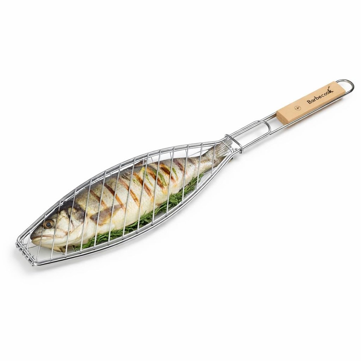 Dailygoods - Visgrill - Geschikt voor het Grillen van Vis 66x14.5x2cm