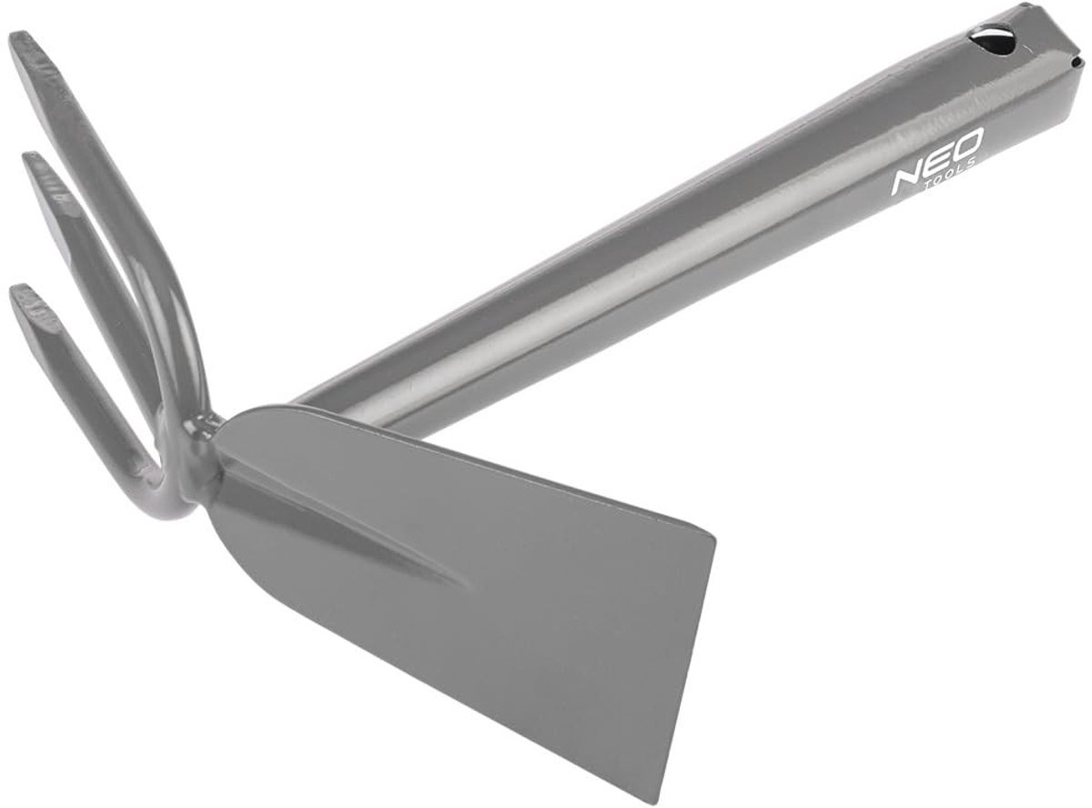 Dailygoods- Combihak 23,5 cm - Dubbelzijdig - Punttanden - Tuinhak - Hoogwaardig A3-staal - Duurzaam en multifunctioneel